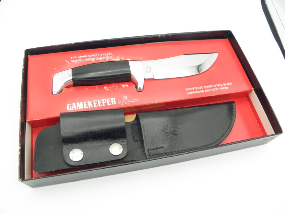 Queen Cutlery Gamekeeper Series Model 392 Hunting Knife, Pro Skinner, 1972
