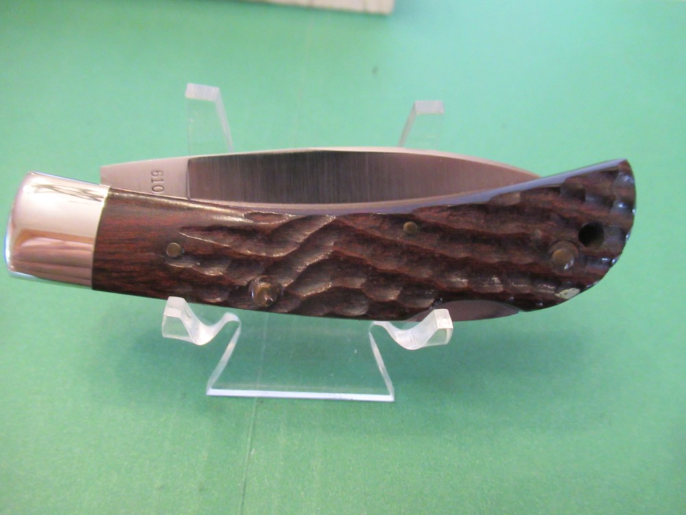 上品スタイル Point Drop 1977 XX Case Lock Pattern Handles Wood Back ヘアゴム