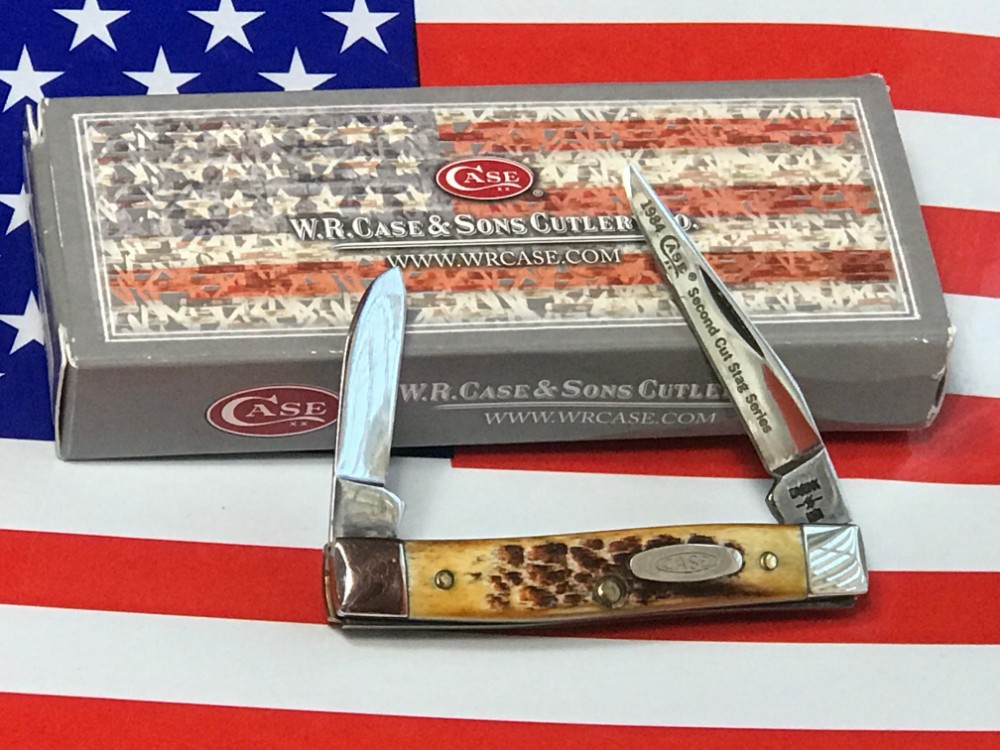 1984 Case XX Pen Knife w/ Second Cut Stag Handles -MDL# 52033 SS -NOS