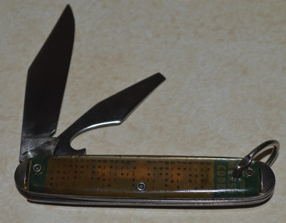 Colonial Ranger Morse Code pocket knife