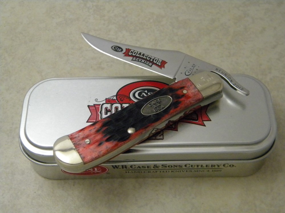 Case XX USA 2012 Crimson Bone 61953L SS Collector Edition Russlock
