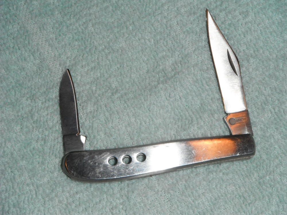VINTAGE UNITED CUTLERY UC-432 SURGICAL JAPAN SILVER CLIPPER POCKET
