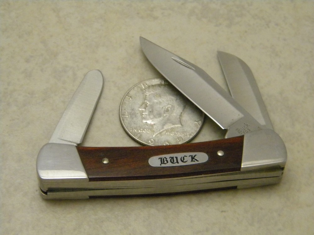 Buck USA Model 703 Colt Wood Stockman Knife