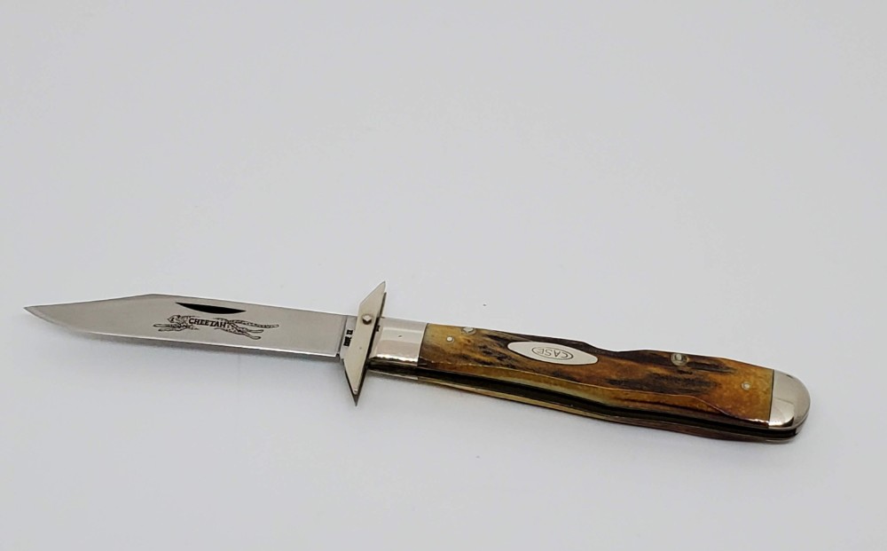 1971 CASE XX USA 5111 1/2 Stag CHEETAH Swing Guard Lockback