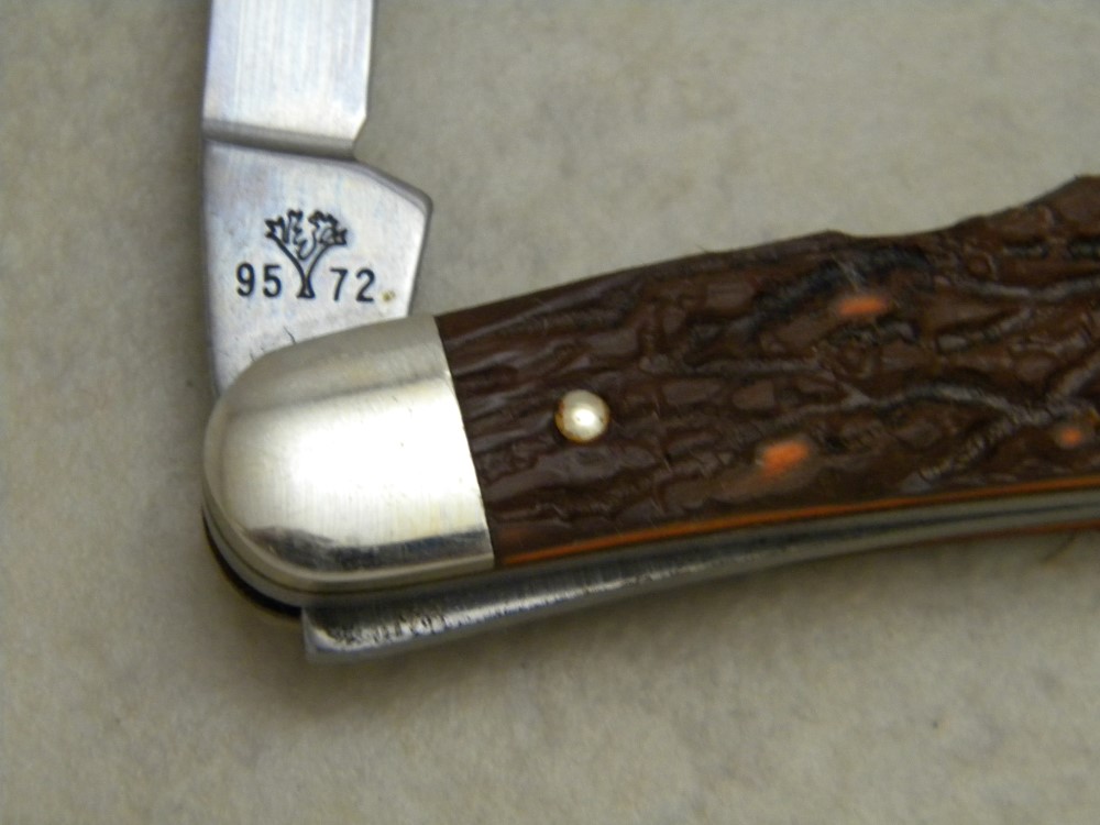 Boker USA Tree Brand 9572 Jigged Delrin Muskrat Knife
