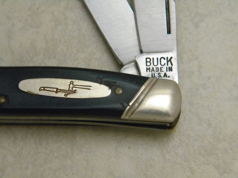 Buck Made in USA (Model "303") 1st Model Delrin Stockman Knife c.1966