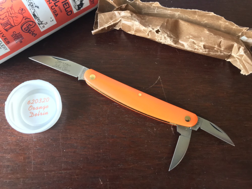 Great Eastern Cutlery Farm & Field 620320 Pocket Carver, Orange