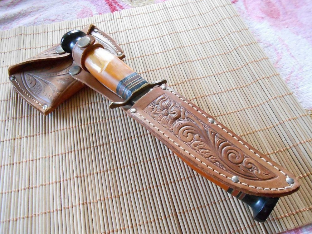 Kinfolks Knife & Hatchet with Leather Sheath