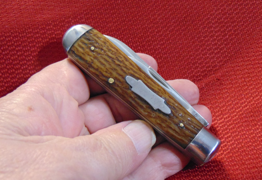 VINTAGE AMERICAN SHEAR & KNIFE CO. SWELL END JACK KNIFE 1853/1914