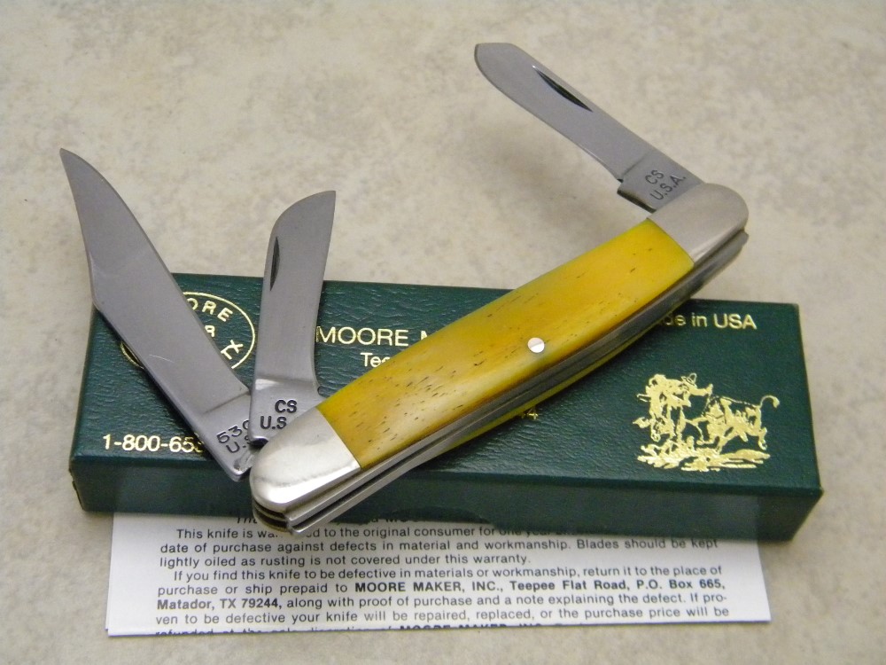 Moore Maker, Inc. Matador, Texas USA (Queen Cutlery) 5301B Bone