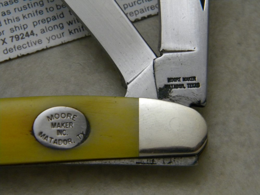 Moore Maker, Inc. Matador, Texas USA (Queen Cutlery) 5301B Bone