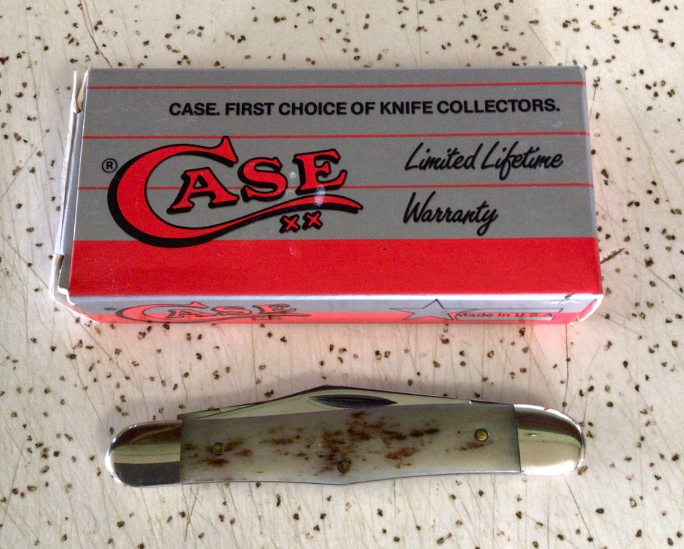 VINTAGE CASE XX 1981 A6208 “APPALOOSA “ HALF WHITTLER POCKET KNIFE