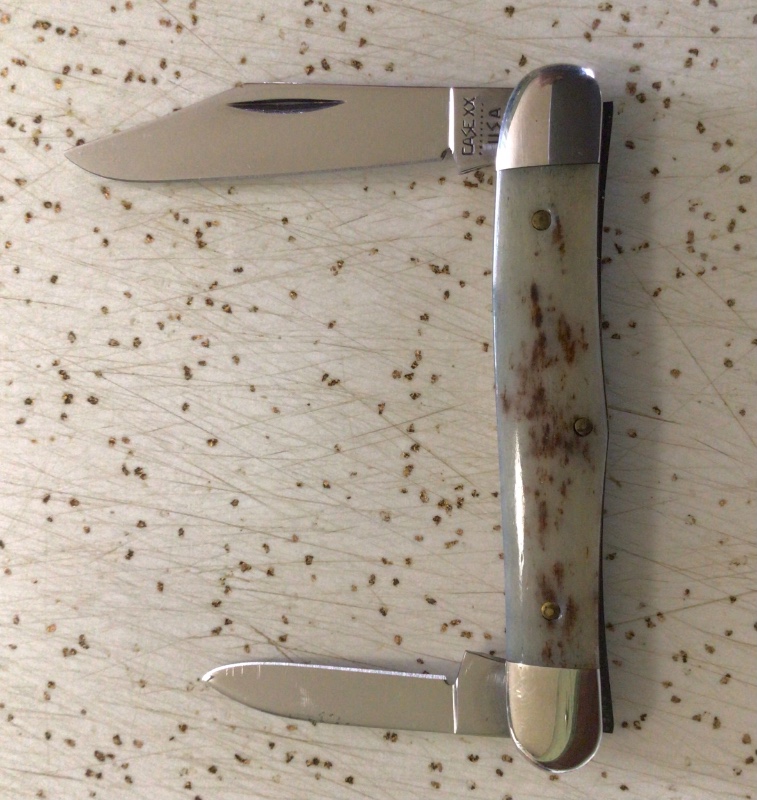 VINTAGE CASE XX 1981 A6208 “APPALOOSA “ HALF WHITTLER POCKET KNIFE