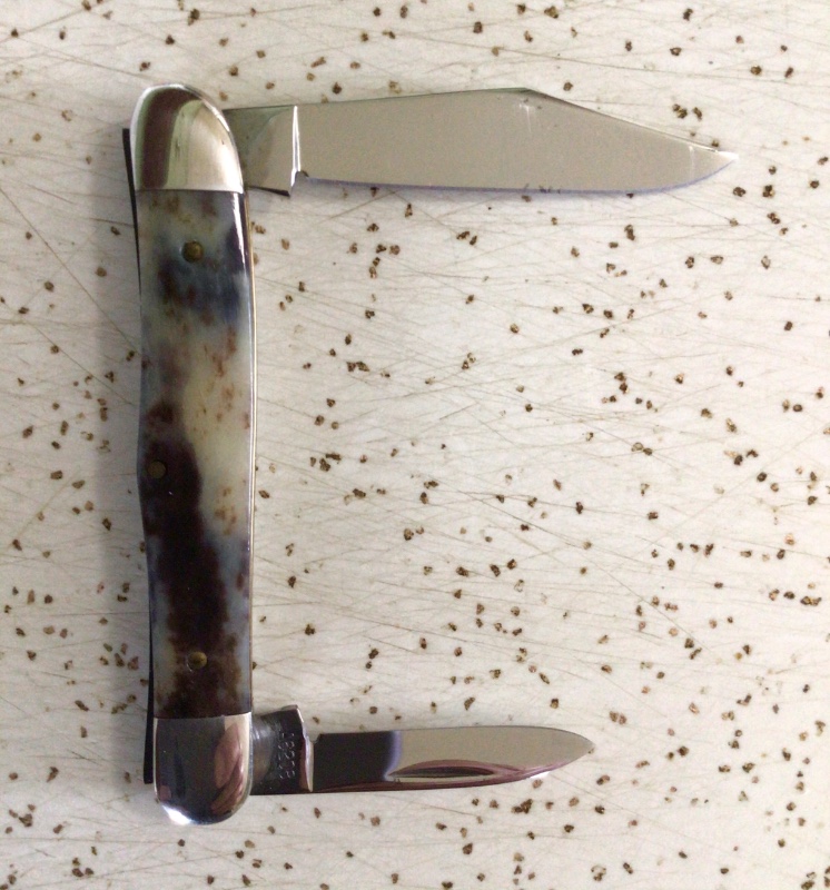 VINTAGE CASE XX 1981 A6208 “APPALOOSA “ HALF WHITTLER POCKET KNIFE