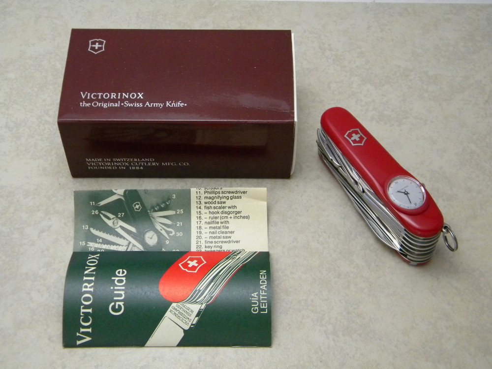 Victorinox Switzerland Super Timer Swiss Army Knife NIB