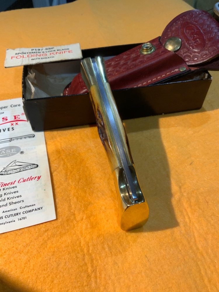 CASE XX USA,1980 10 dot 5197L SSP STAG SHARK TOOTH LOCKBACK CASE XX USA,1980 10 dot 5197L SSP STAG SHARK TOOTH LOCKBACK