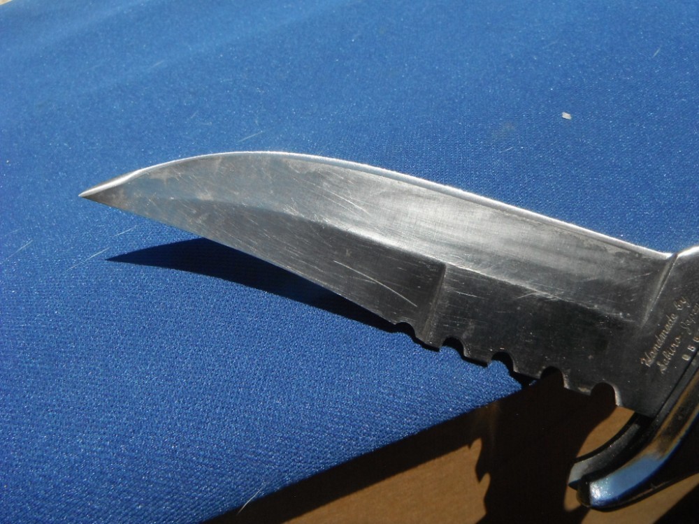 SABURO HANDMADE IN JAPAN COMMEMORATIVE GREEN BERET X5 FOLDING FIGHTING KNIFE