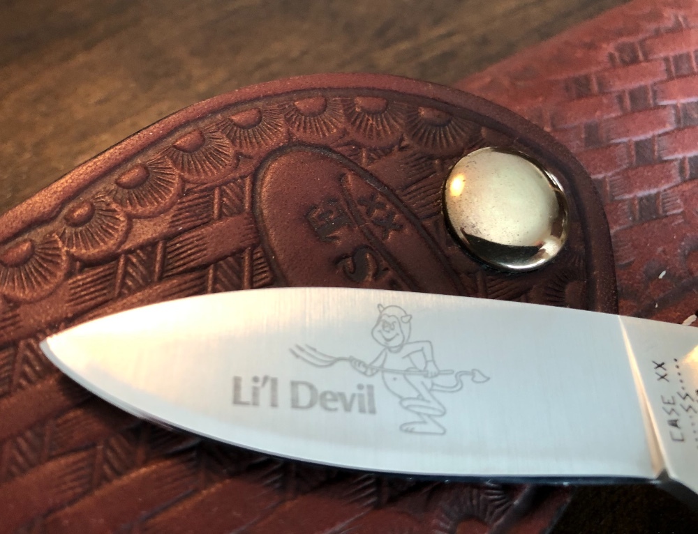 1980 Case XX P51 SSP Li'l Devil Fixed Blade Knife 10 Dot with Original
