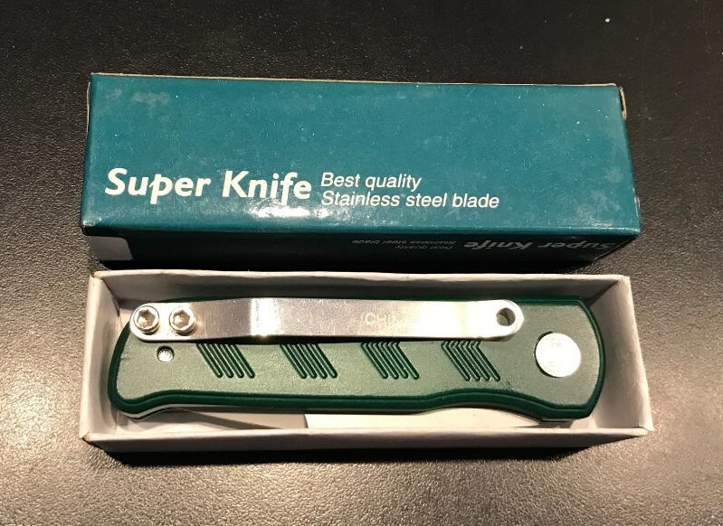 NOS ScaleRelease FoldingBlade Pocket Knife