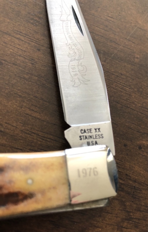 【中古】 Doctor　K（南極封鎖編） 1979 Case XX - Genuine Stag 5154 SSP NKCA Trapper Knife - 4 1/8