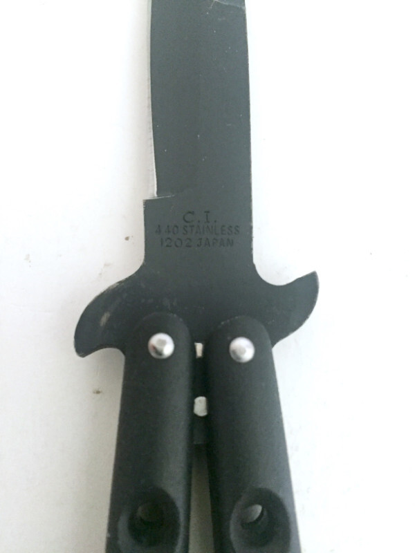 Vintage C.I. Japan Balisong Knife