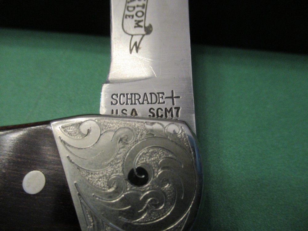 Schrade Custom Made Folding Lock Back Model SCM7 Schrade Custom Made Folding Lock Back Model SCM7