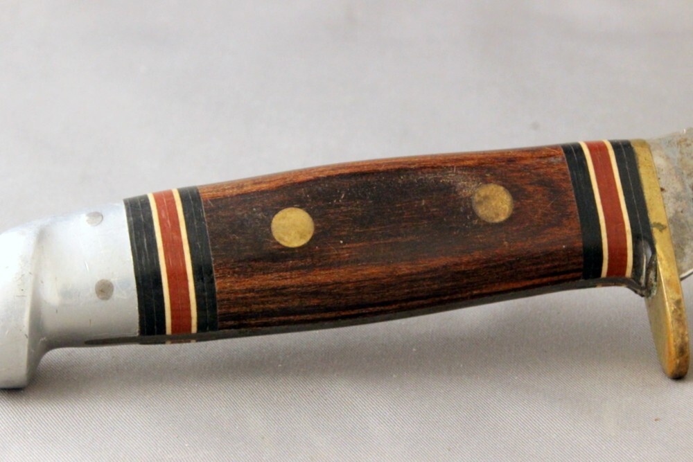 WESTERN W39 Fixed Blade Skinner/Hunting Knife, Original Leather Sheath