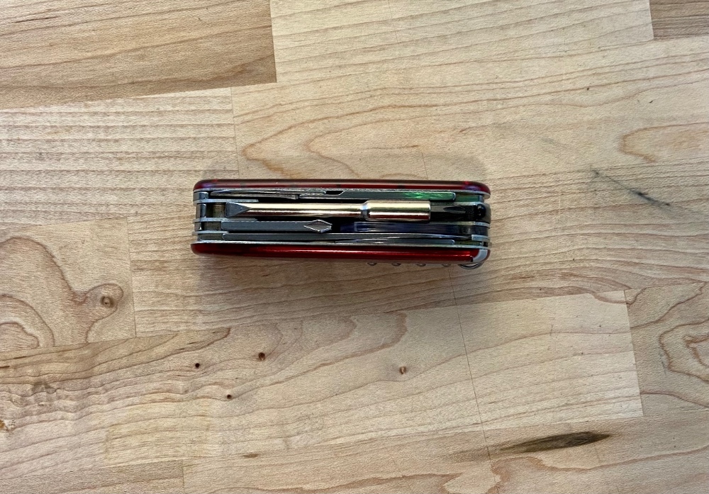 Victorinox CyberYeoman with Ruby scales, free shipping