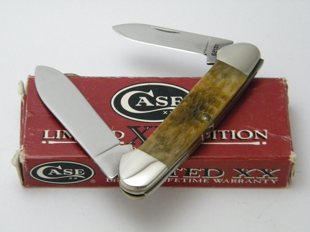 Case XX USA 62131 1996 Butternut Bone Limited Edition Canoe Knife in Box