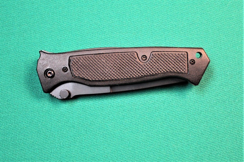 Hidden Button Double Action Automatic Switchblade Knife