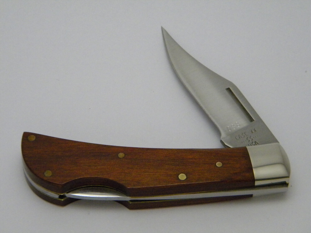 Case XX USA P1051 1/2L Wood Lockback Knife 1984