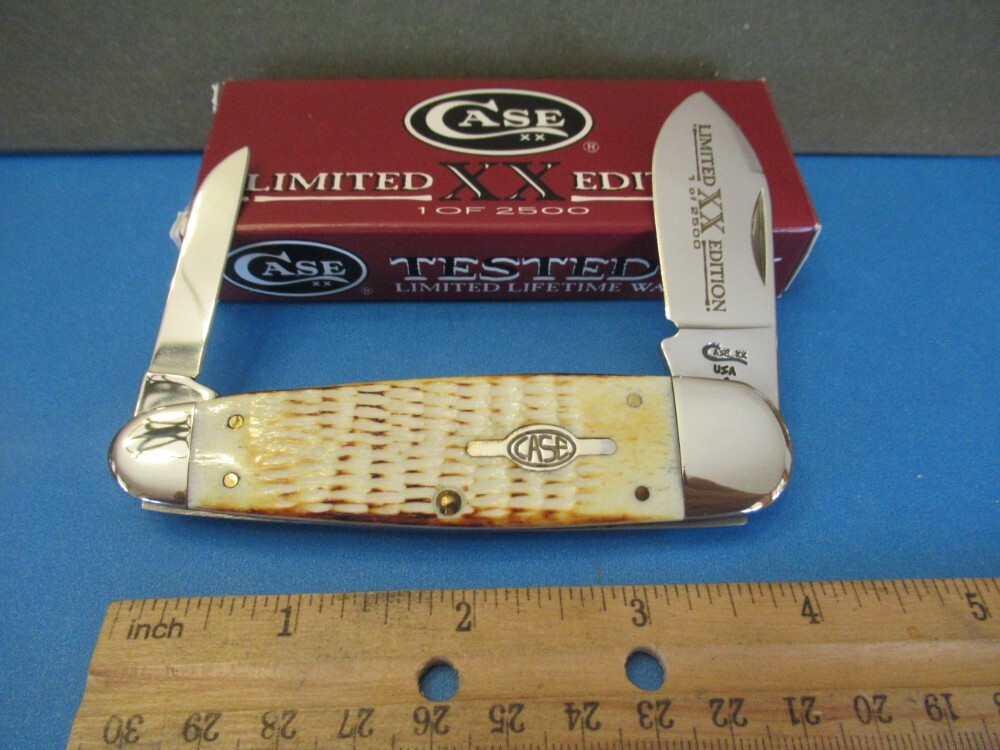 Case XX 1999 Oatmeal Bone Saturn Shield Sleeve Board Pattern # 6270 SS