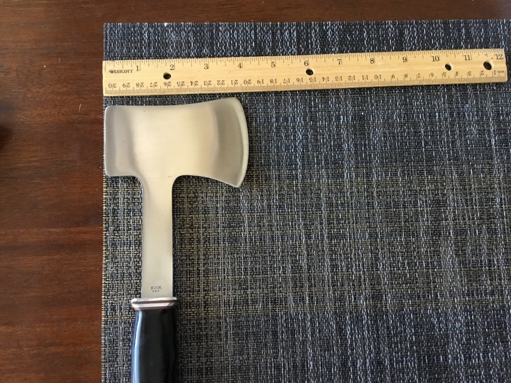 Buck knife and hatchet set 119 fixed blade and 106 hatchet both with