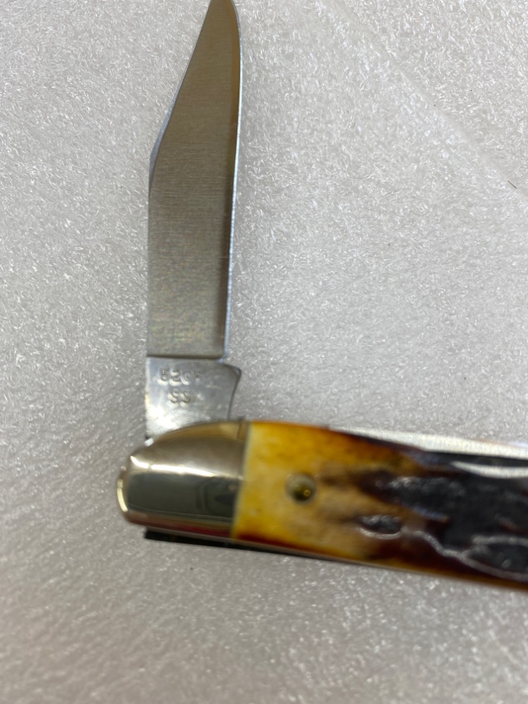 CASE XX 52087 BLUE SCROLL JACK KNIFE