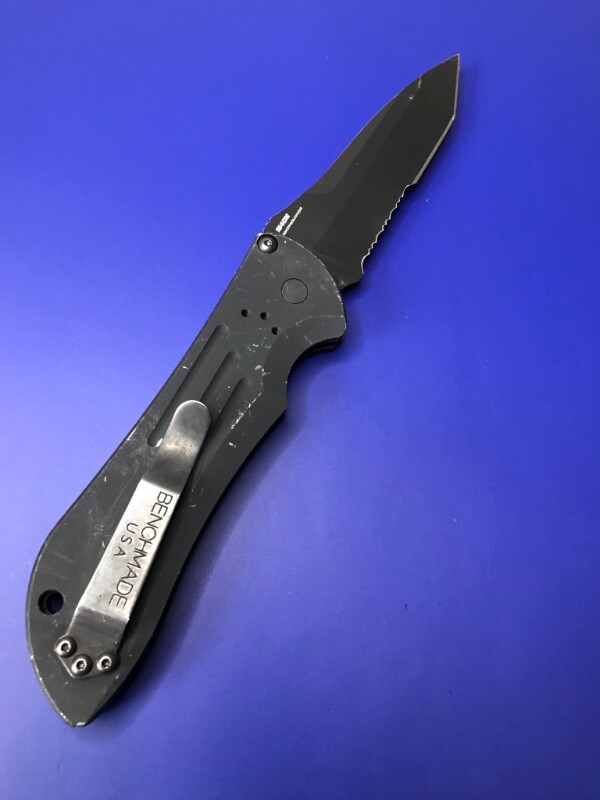 Benchmade 9100 Auto Stryker Knife (3.6" Black Combo)
