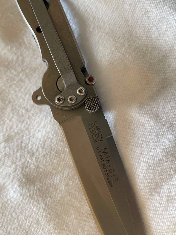 CRKT Carson M16 Spear Point Dead Lock Flipper