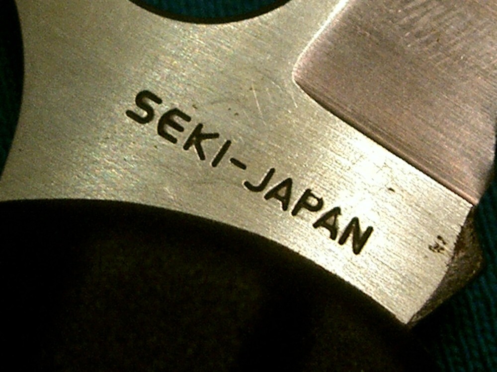 VINTAGE SPYDERCO SEKI JAPAN CLIPIT RESCUE SERRATED LOCKBACK