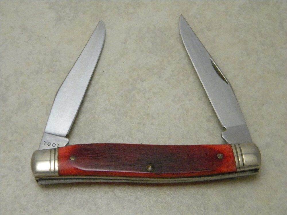 Heritage Schrade+ USA 1983 Everlasting Sharp 7801 Bone Muskrat Knife