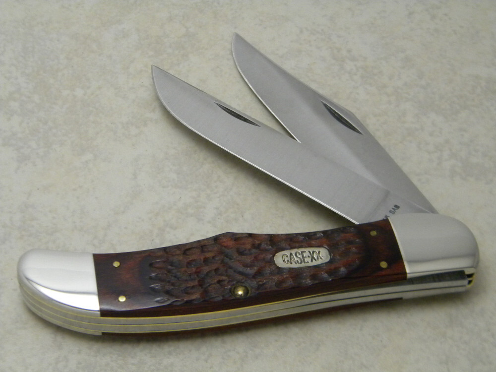 Case XX USA 6265 Laminated Wood Folding Hunter Knife
