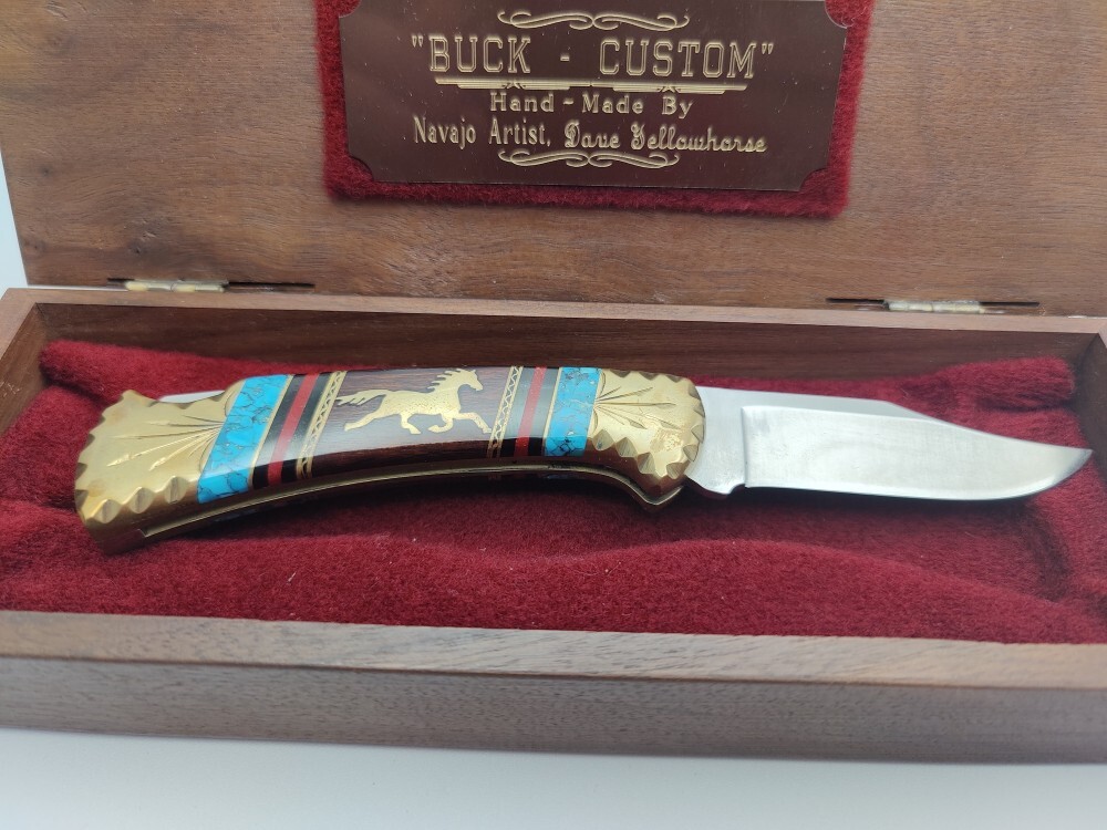 Buck Custom - Hand Made by Navajo Artist Dave Yellowhorse Buck Custom - Hand Made by Navajo Artist Dave Yellowhorse