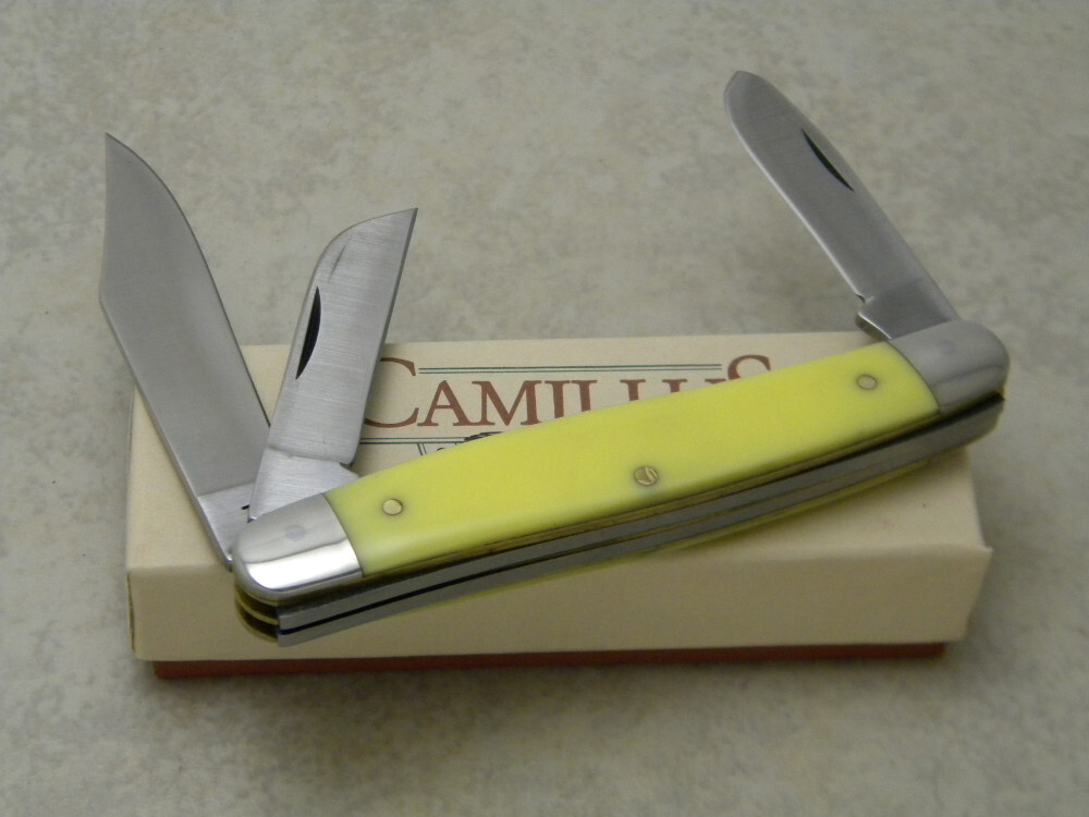 Camillus New York USA 711Y "YelloJaket" Stockman Knife NIB