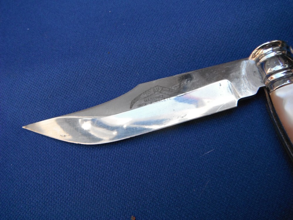 Couteau Pliant LARK Navaja Albacete Espagne - Vintage 1960 - Acier Inoxydable - Occasion