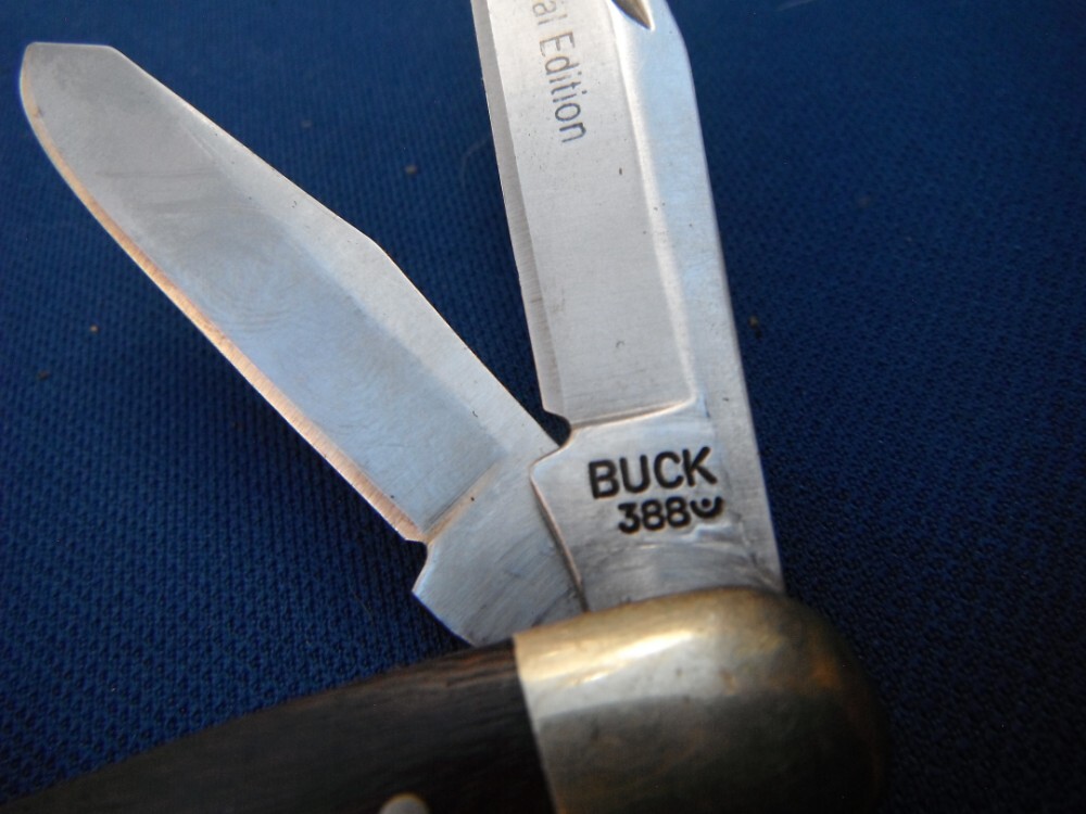 Buck Knives 388 Trapper Wood Handle Pocket Knife “SPECIAL Buck Knives 388 Trapper Wood Handle Pocket Knife “SPECIAL