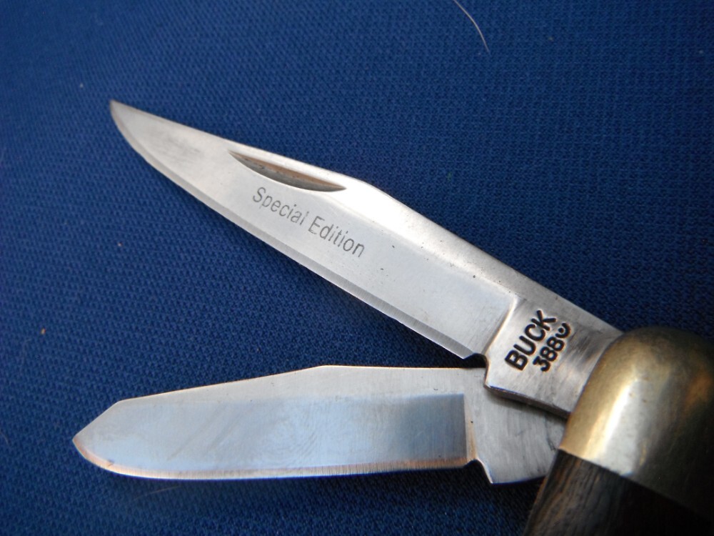 Buck Knives 388 Trapper Wood Handle Pocket Knife “SPECIAL Buck Knives 388 Trapper Wood Handle Pocket Knife “SPECIAL