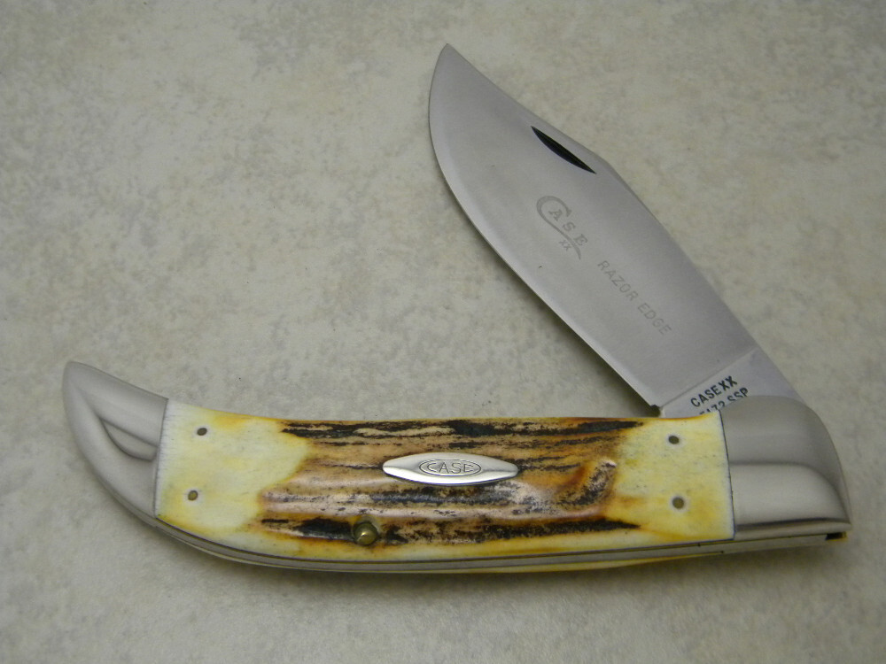 Case XX Hand Made USA 4 Dot (1976) Stag 5172 SSP Razor Edge