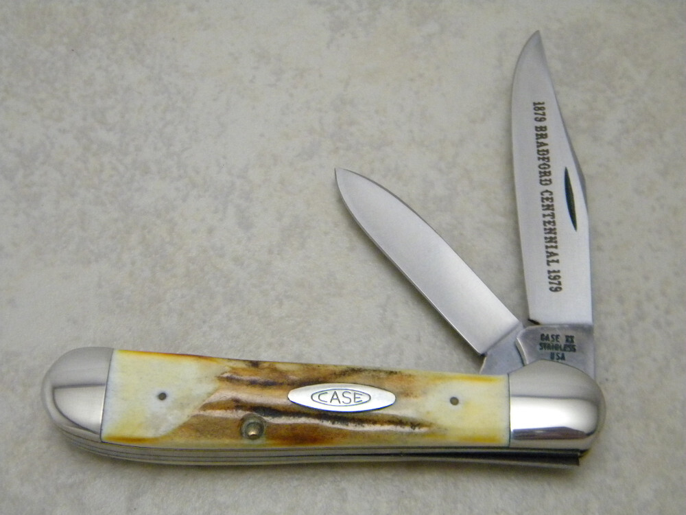 Case XX Stainless 1979 Bradford Centennial 5249 Stag Copperhead Knife