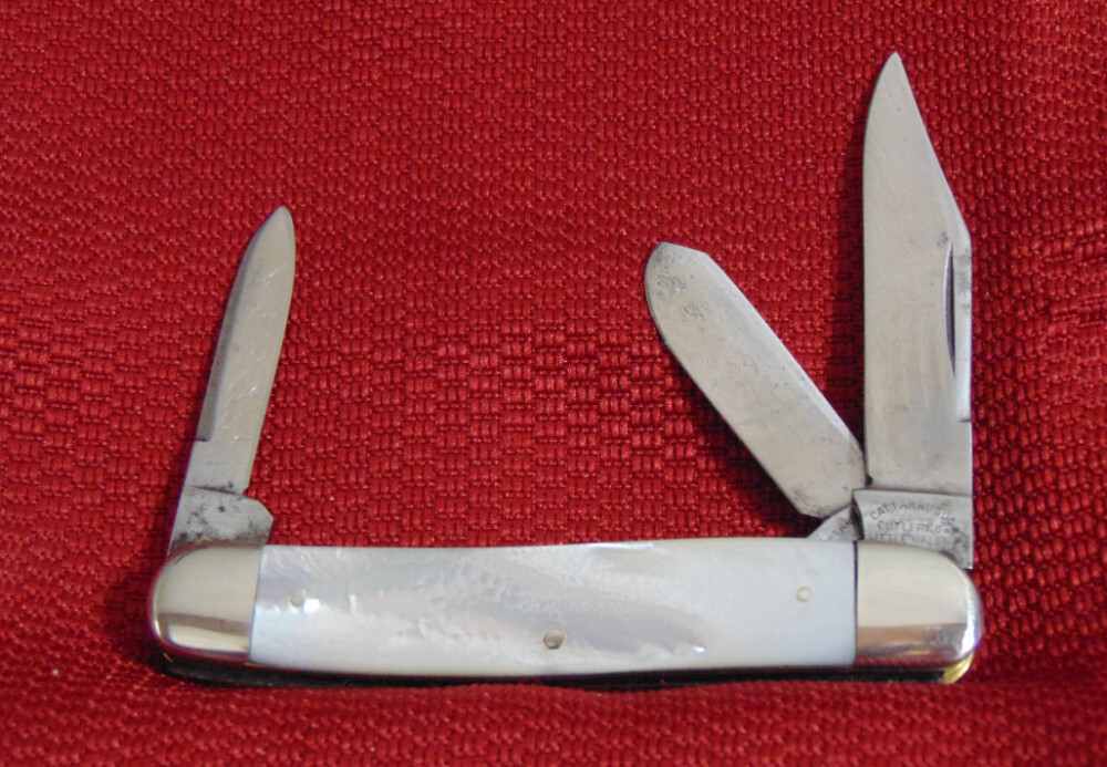 EXCELLENT USED VINTAGE CATTARAUGUS CUTLERY CO. GENUINE PEARL