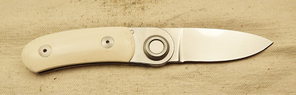 Gerber Paul Series II, Model 2, Axial Lock Knife with Mastodon Scales