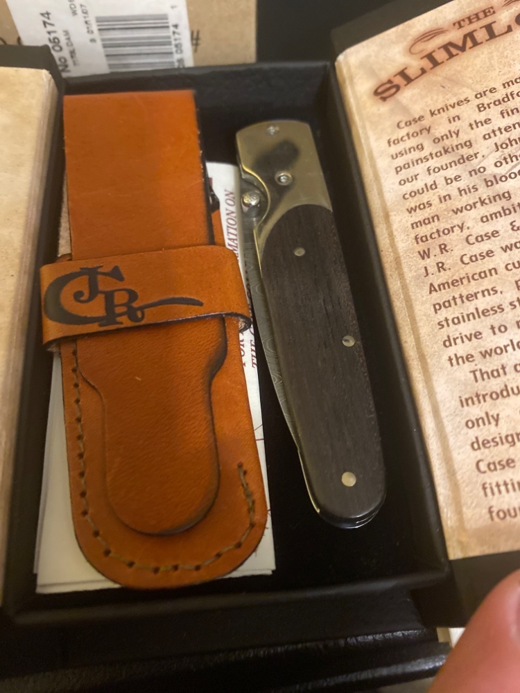 2007 John Russell Case 7173L DAM Ebony Slimlock With Single