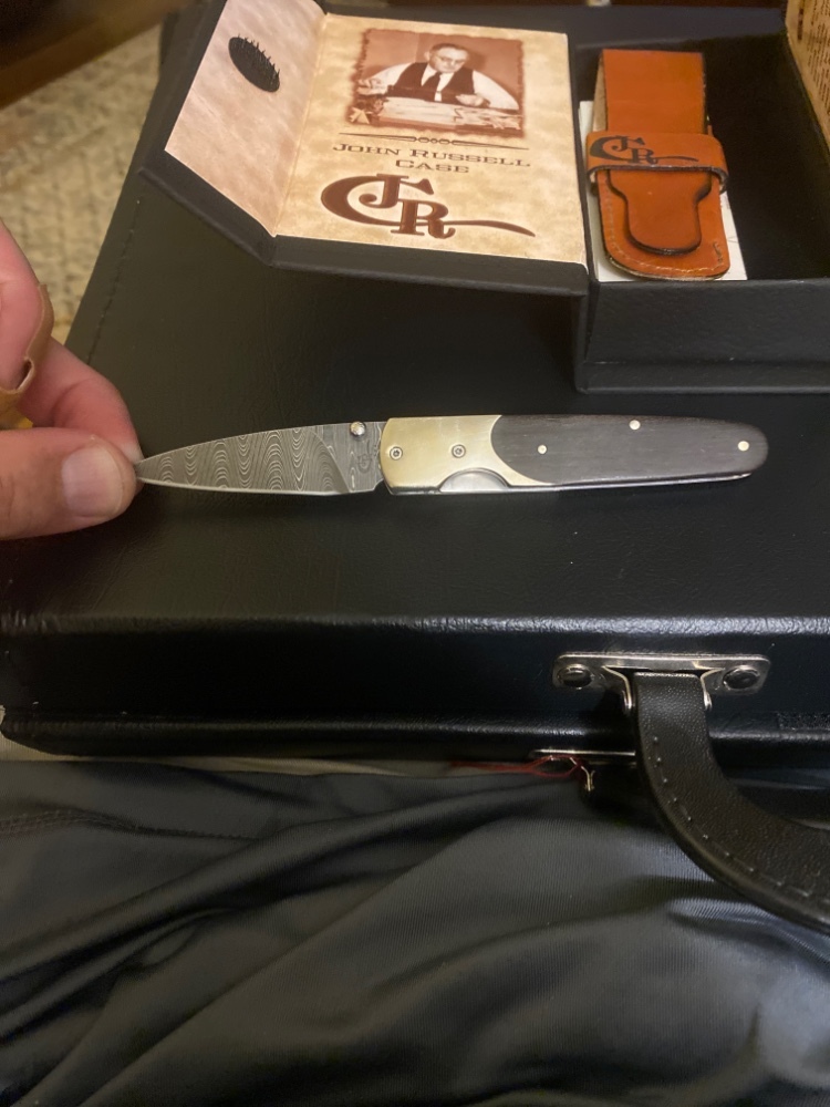 2007 John Russell Case 7173L DAM Ebony Slimlock With Single